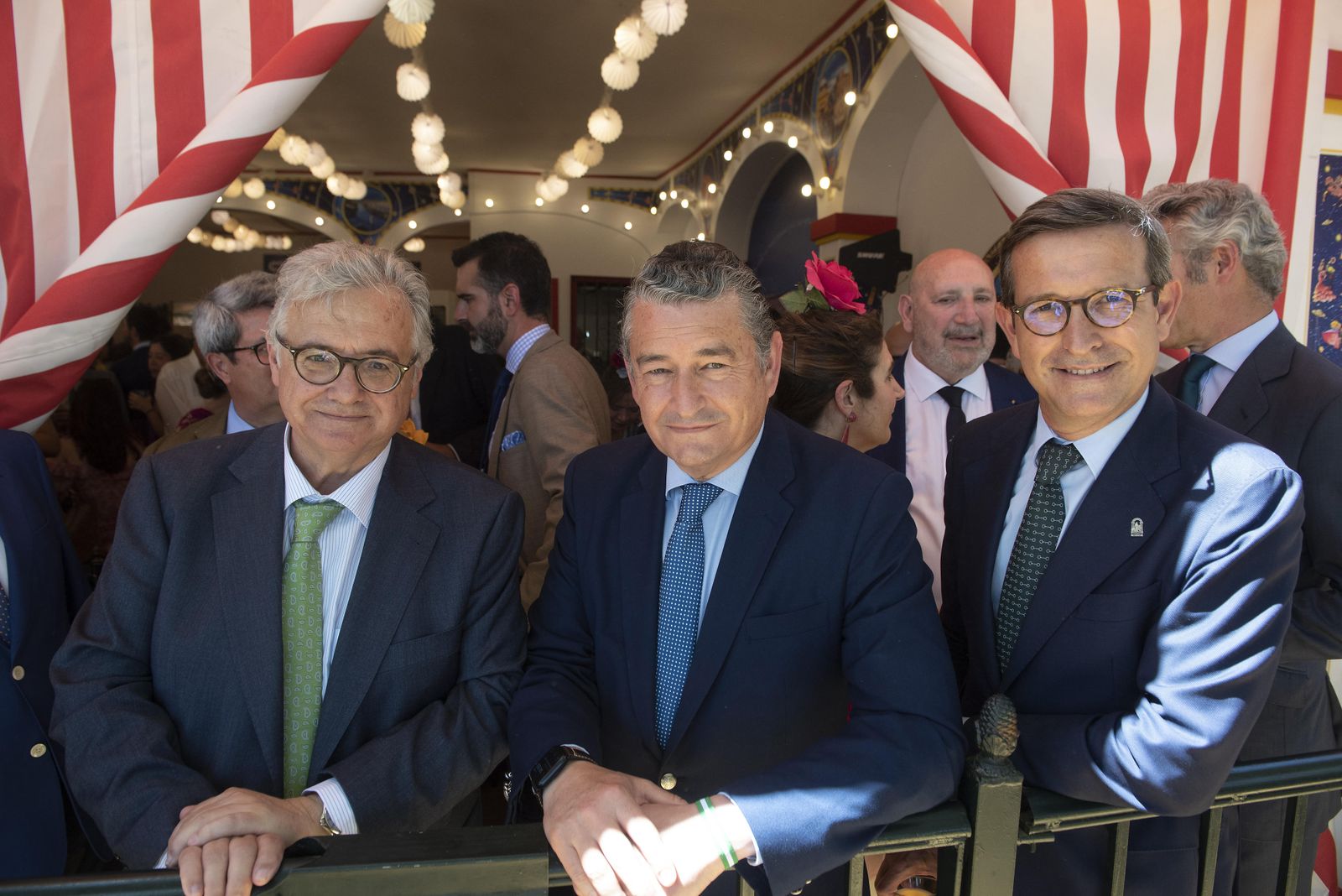 La recepción en la caseta de la Cadena Ser en la Feria de Abril, en imágenes