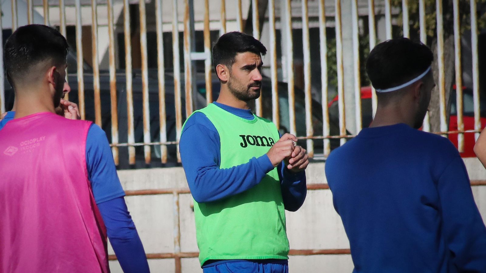 Adri Rodríguez ha entrenado con el Xerez CD este viernes.