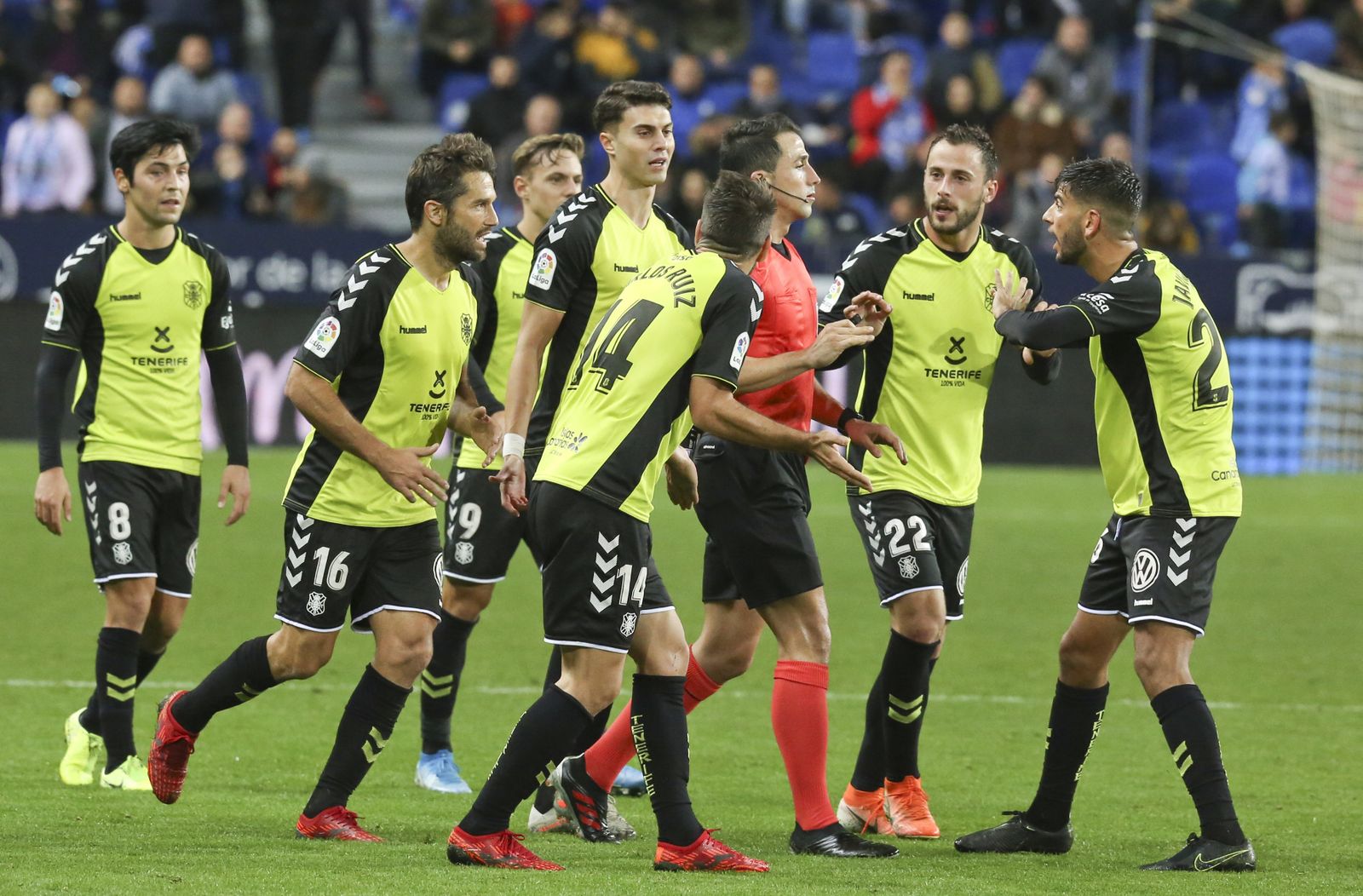 Las imágenes del Málaga CF-Tenerife