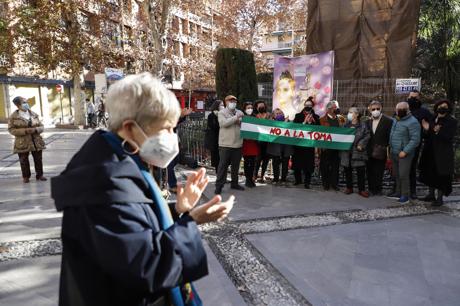 Granada Abierta celebra su acto alternativo a la Toma en honor a la Mariana