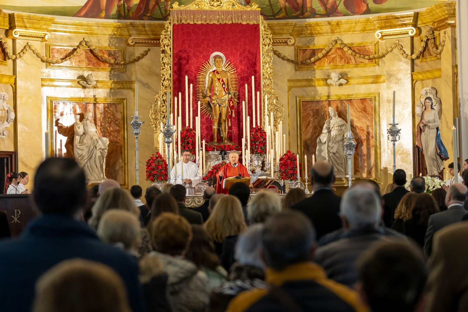 Función solemne de San Sebastián en homenaje a las víctimas este domingo.