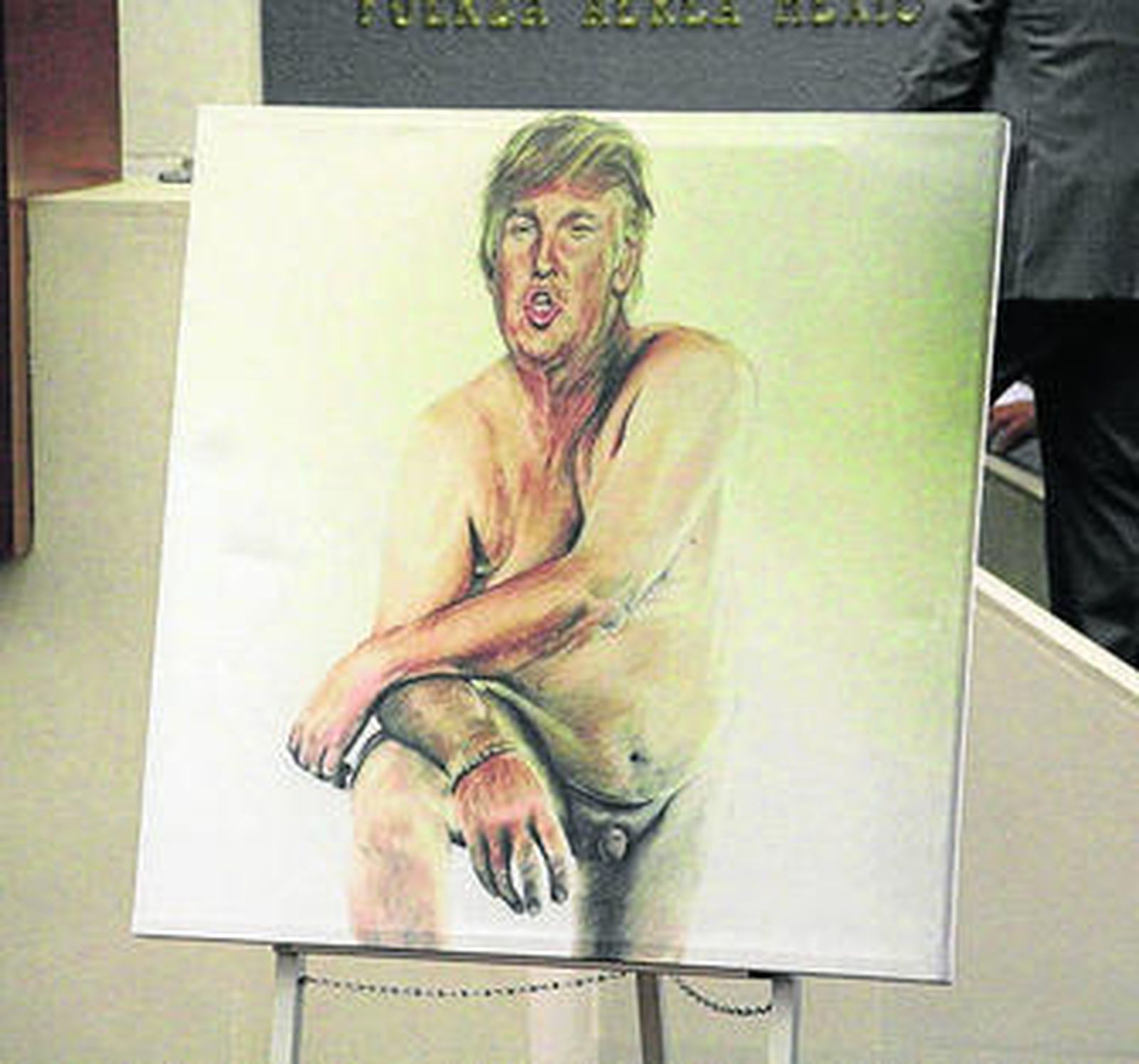 Londres expone el desnudo de Trump censurado en Estados Unidos