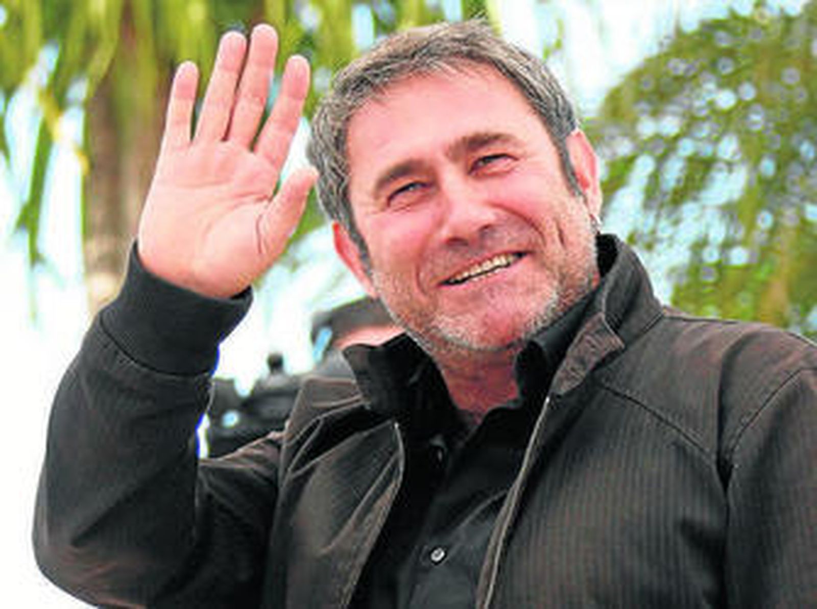 Jeremy Renner, Marion Cotillard y James Gray, anoche, en la alfombra roja del Festival de Cannes.