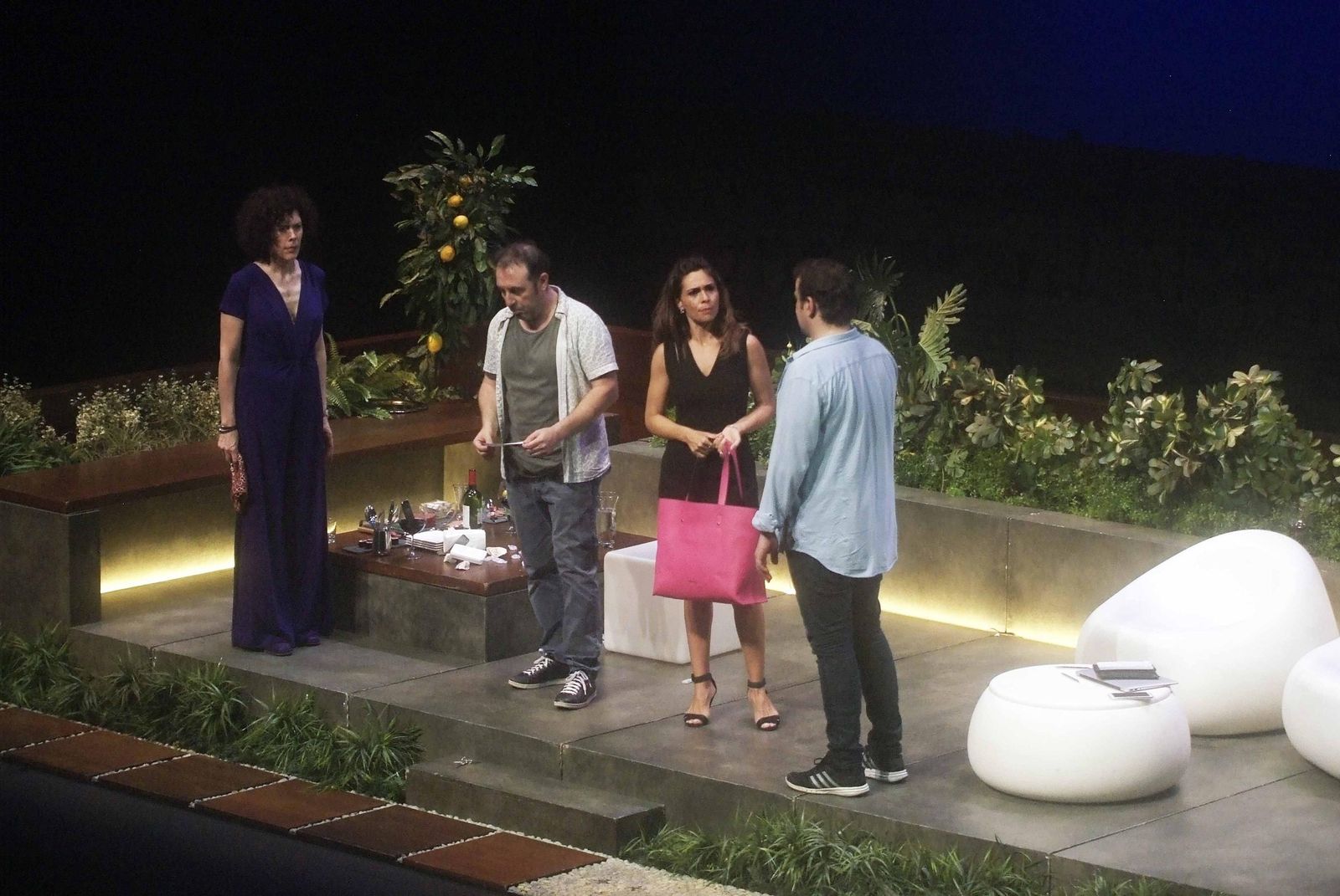 Los cuatro atores del reparto de 'El Test' estuvieron magistrales en sus interpretaciones.