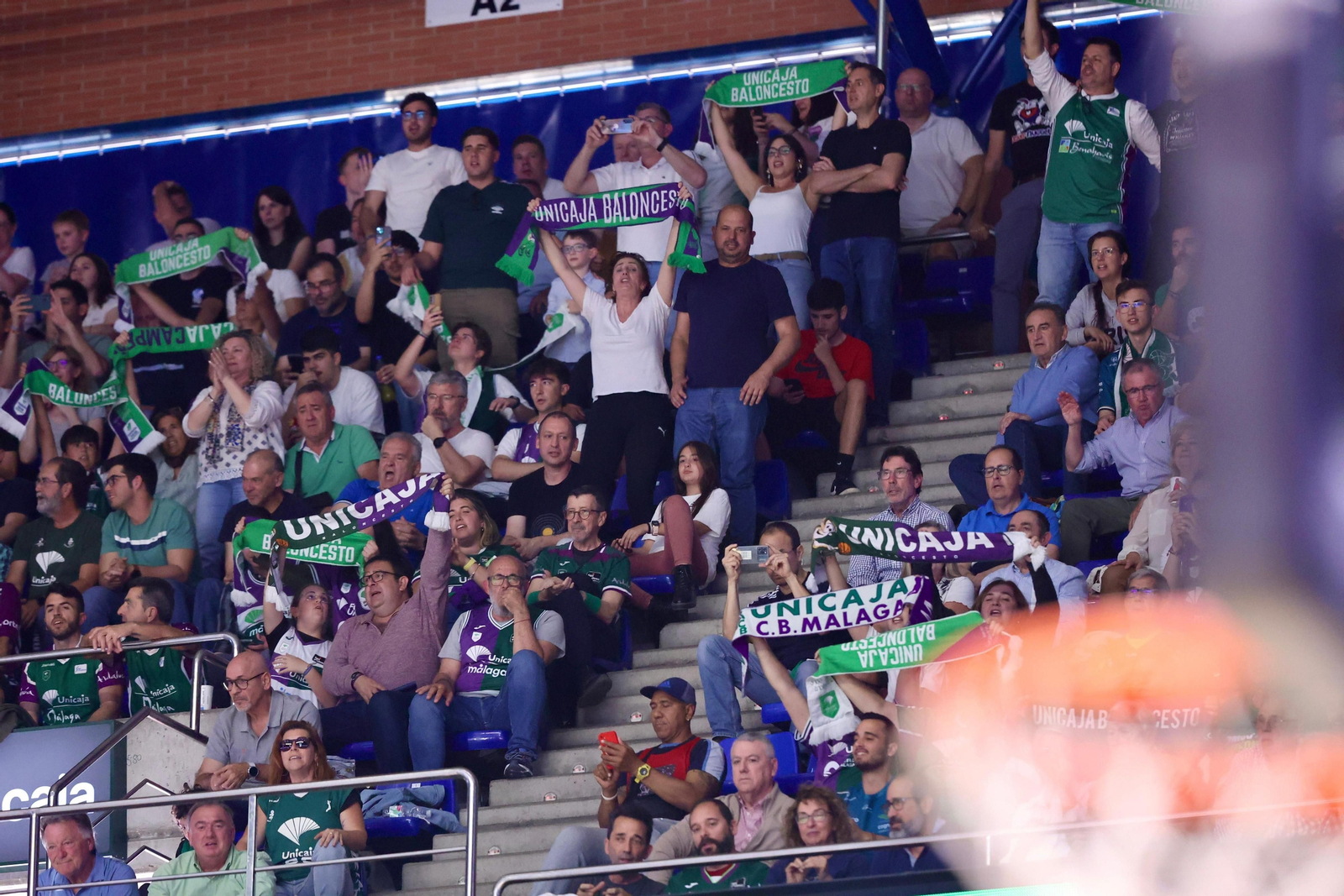 Búscate en las gradas del Carpena en el Unicaja-Baskonia