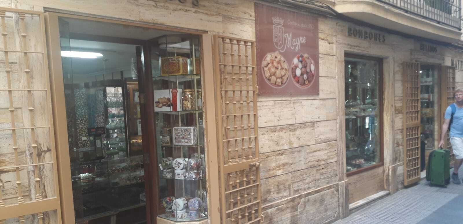 Pastelería Maype en la mañana de este lunes.