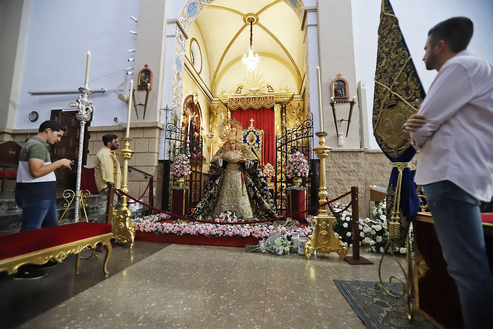 La Virgen de La Victoria regresa a la Parroquia del Sagrado Corazón de Jesús