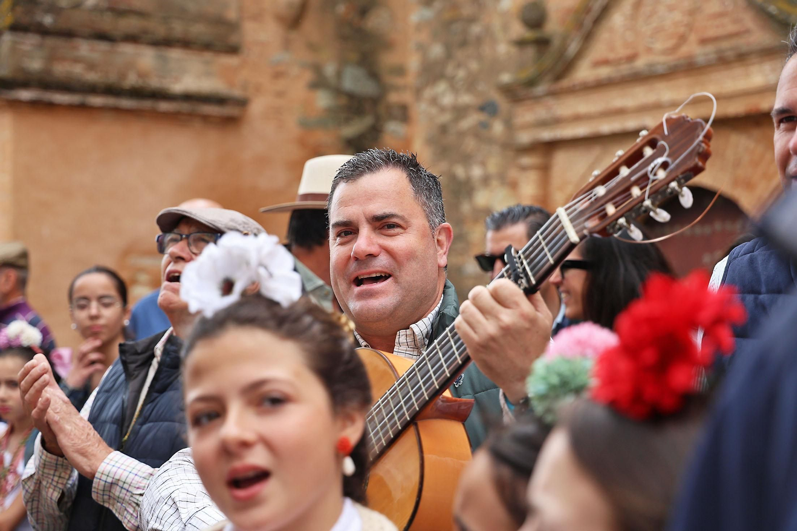 Las imágenes de la romería de San Benito Abad en el Cerro del Andévalo de Huelva