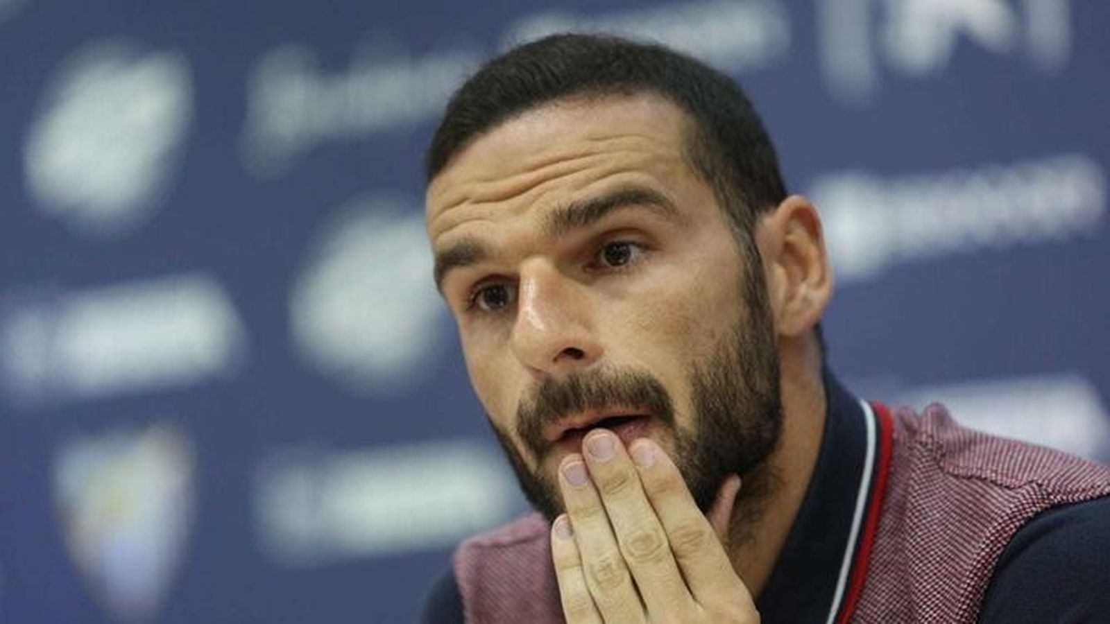 David Lombán, en una rueda de prensa