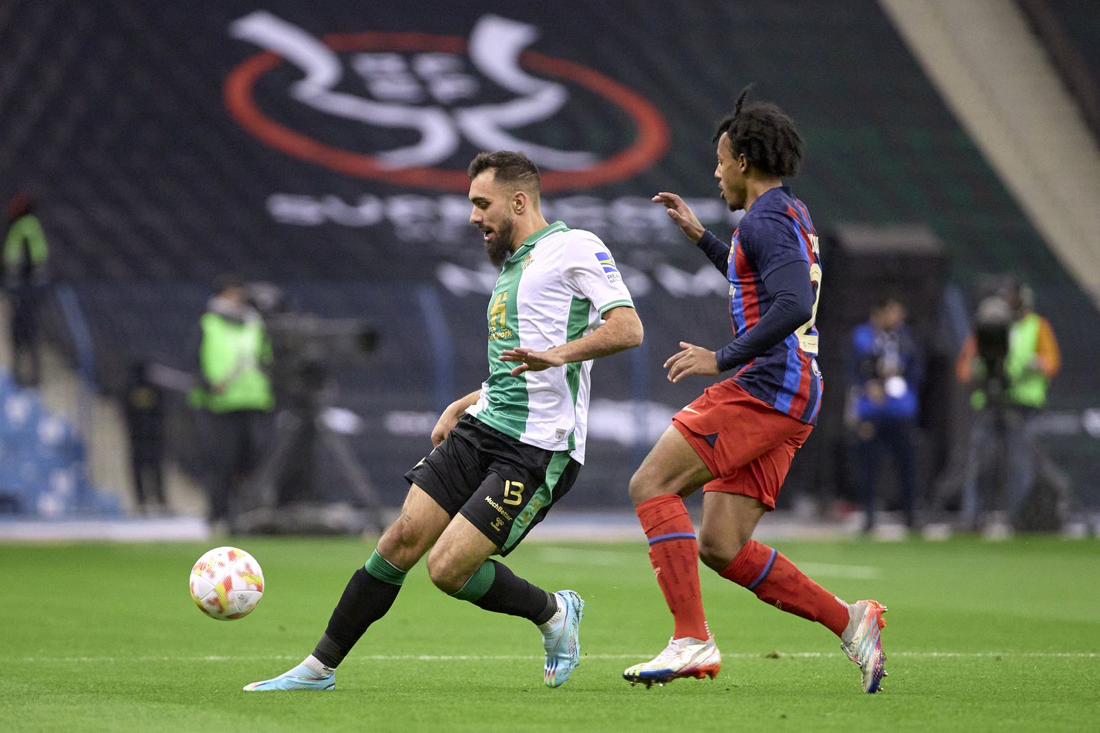 Las fotos de la primera parte del Betis - Barcelona