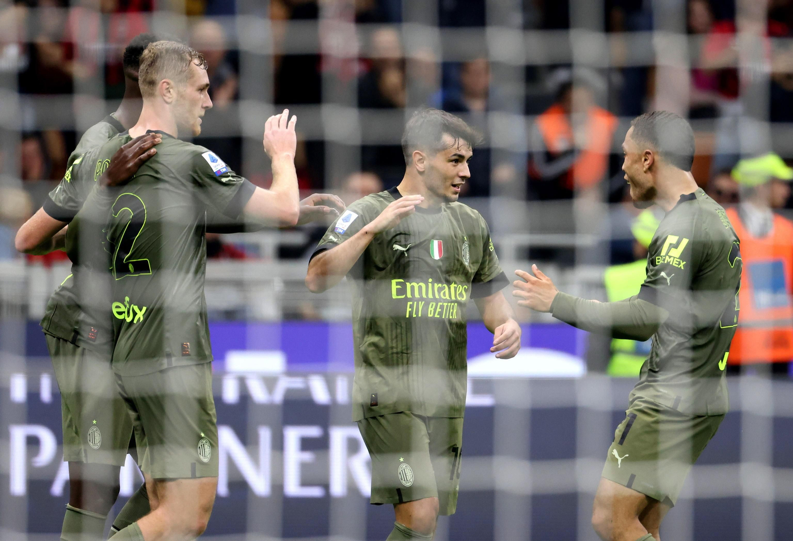 Brahim Díaz y su festival ante el Monza, en imágenes