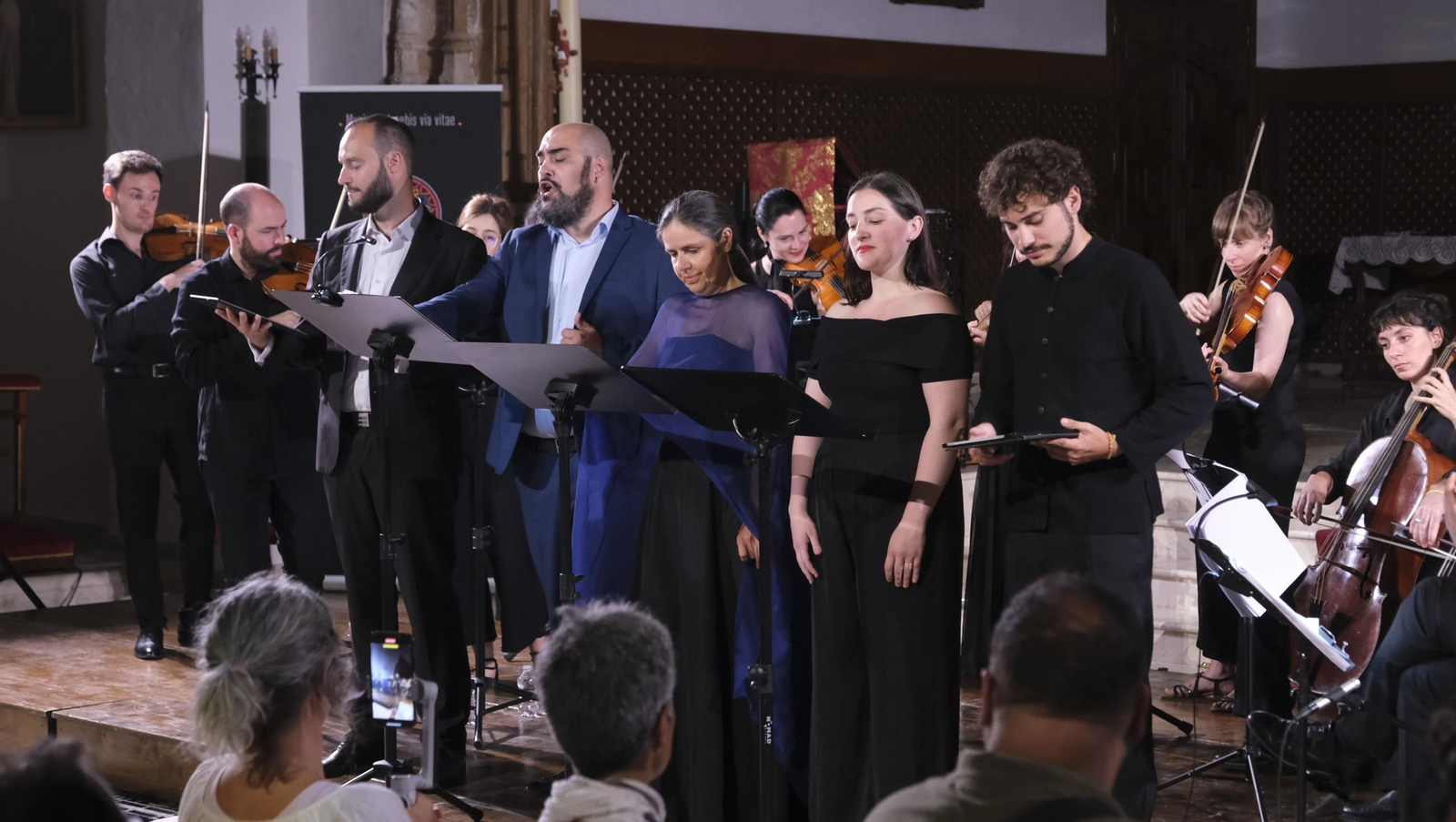 Concierto de Collegium Musicum Madrid, en el Festival de Vélez Blanco, en imágenes