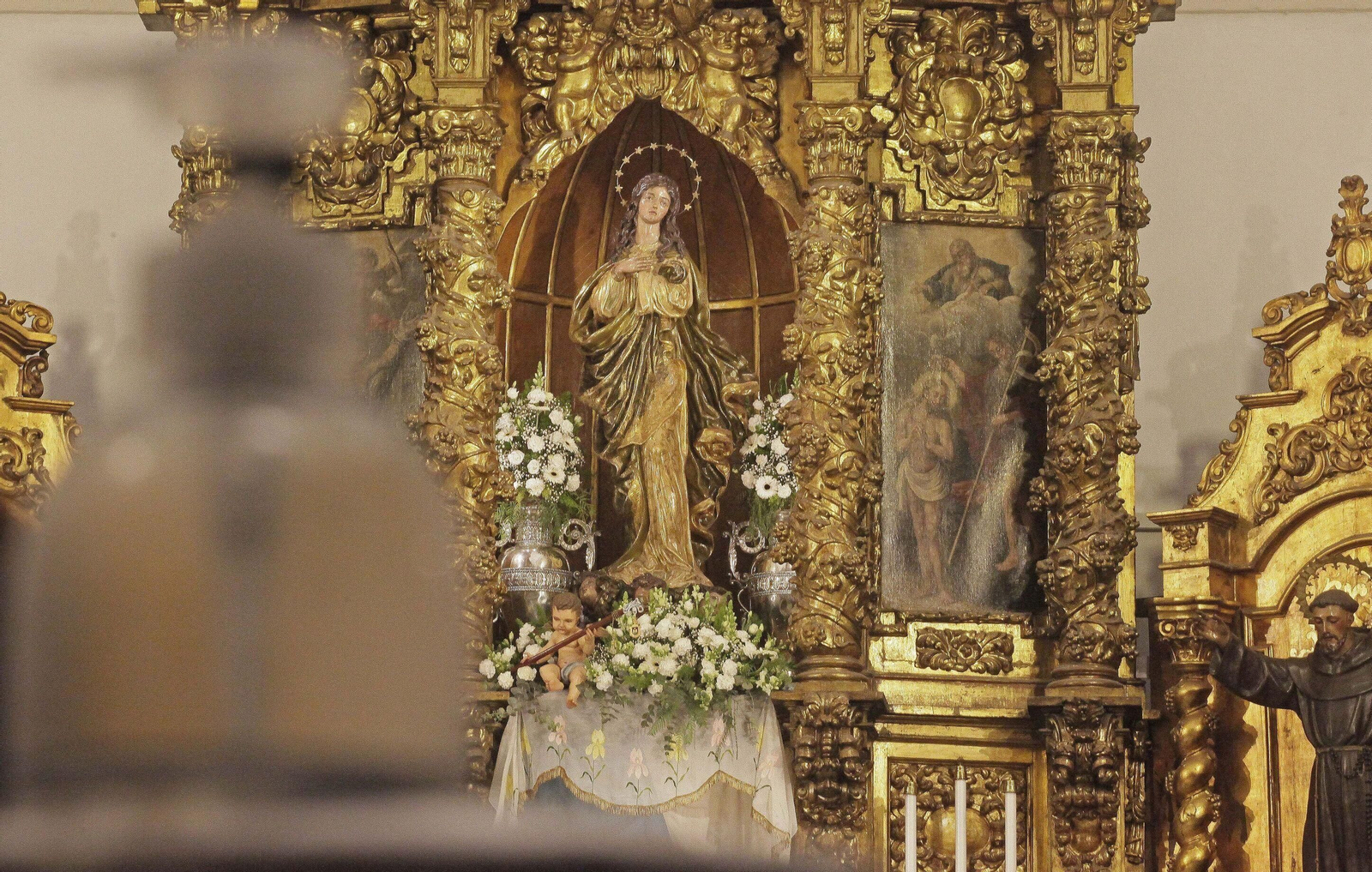 La imagen de la Inmaculada Concepción, en su templo de La Línea.