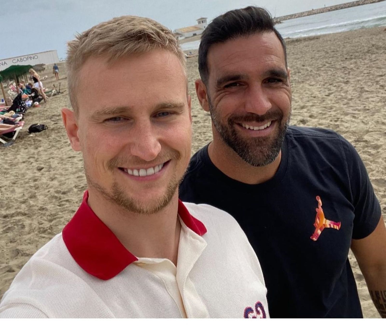 Pawlowski, con Jesús Gámez.