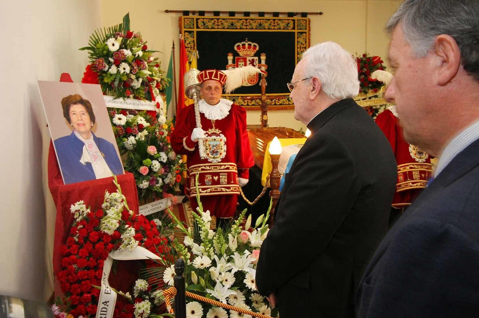 Imágenes del funeral de Pilar Pulgar