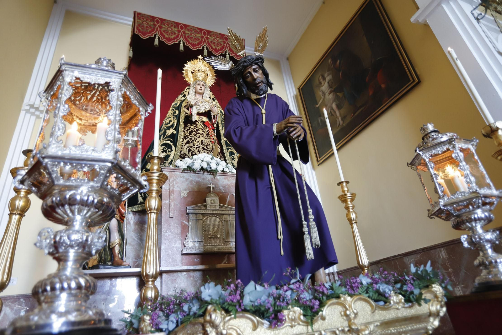 Imágenes de las veneraciones a los Cautivos de Huelva