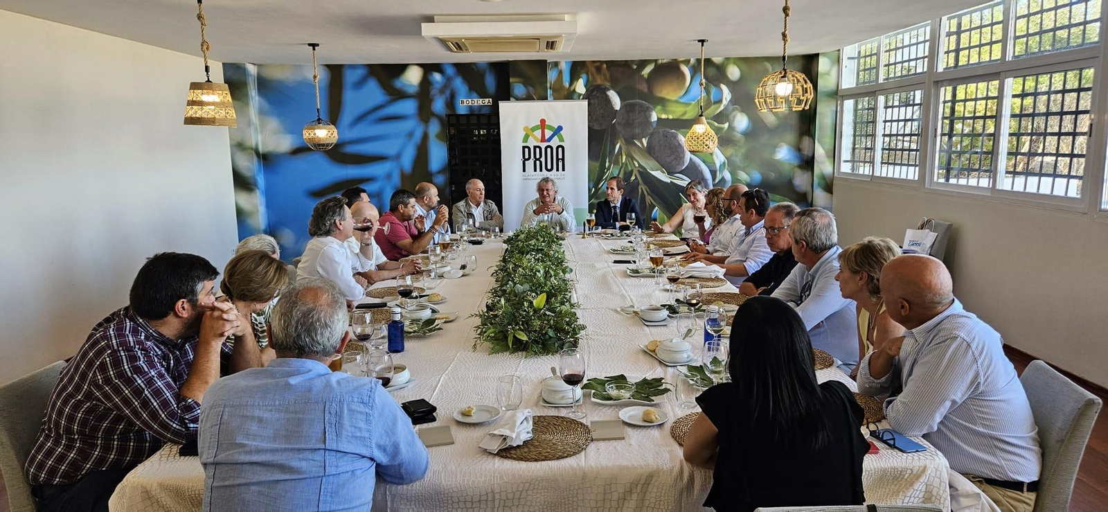 Reunión de empresarios Proa.