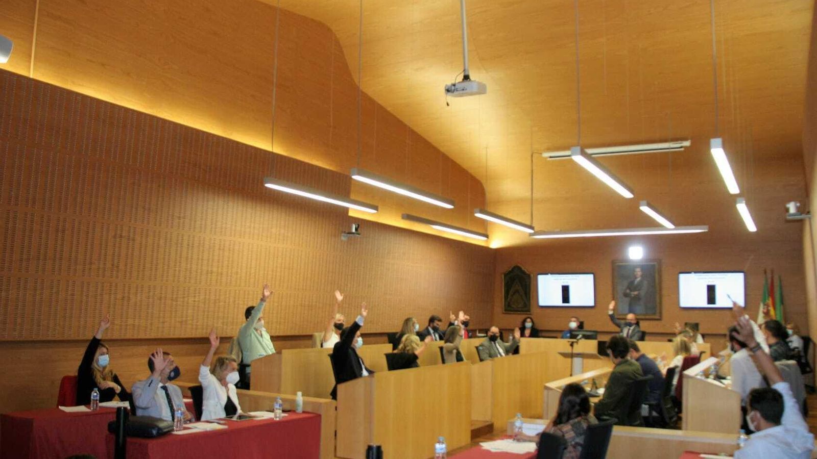 Una imagen del pleno ordinario del mes de octubre.