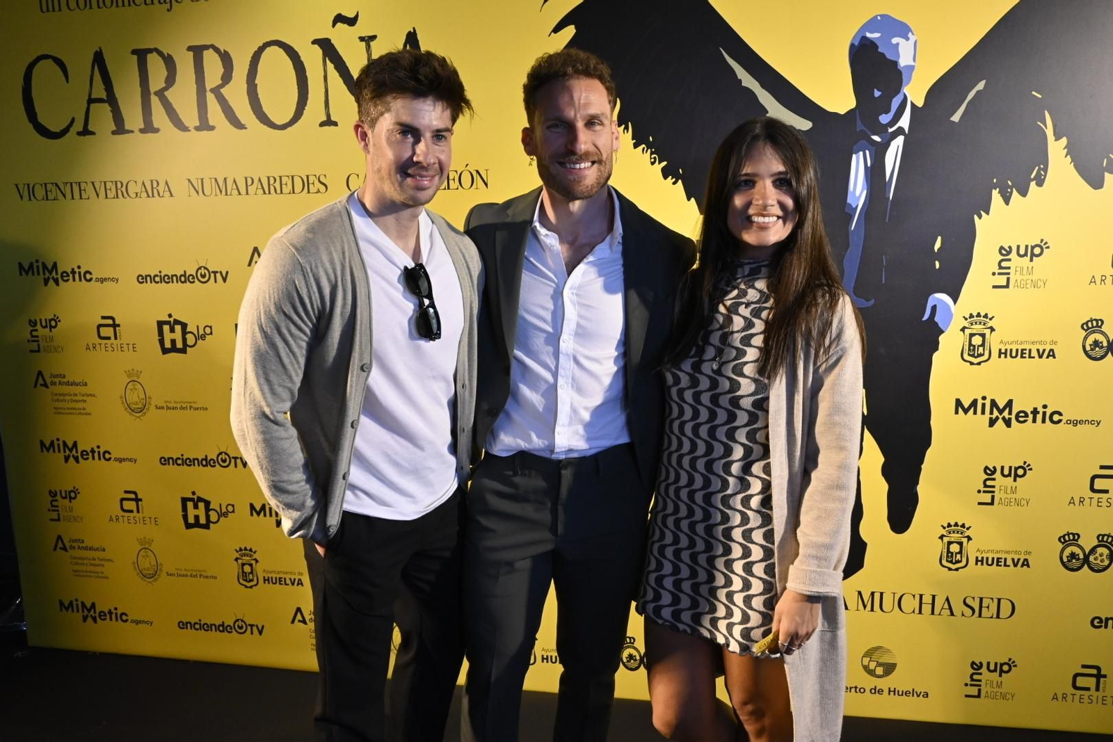 Estreno del cortometraje 'Carroña' del cineasta onubense Elías Pérez , en imágenes