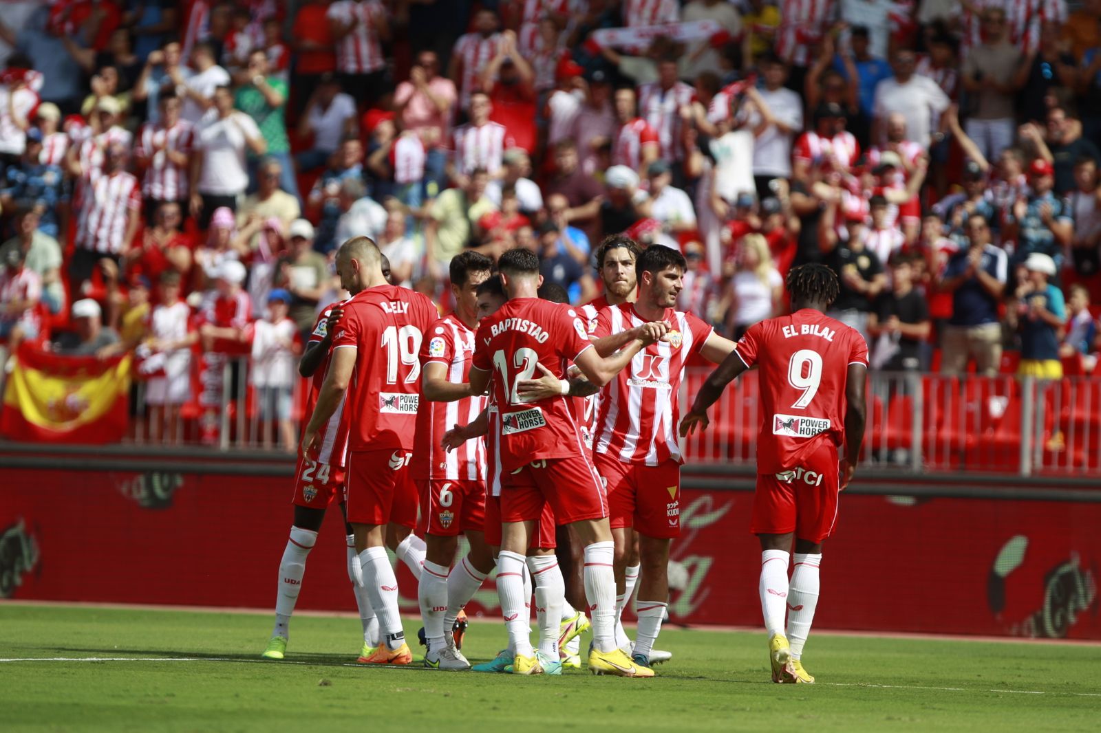 Imágenes de la U.D. Almería-Rayo Vallecano