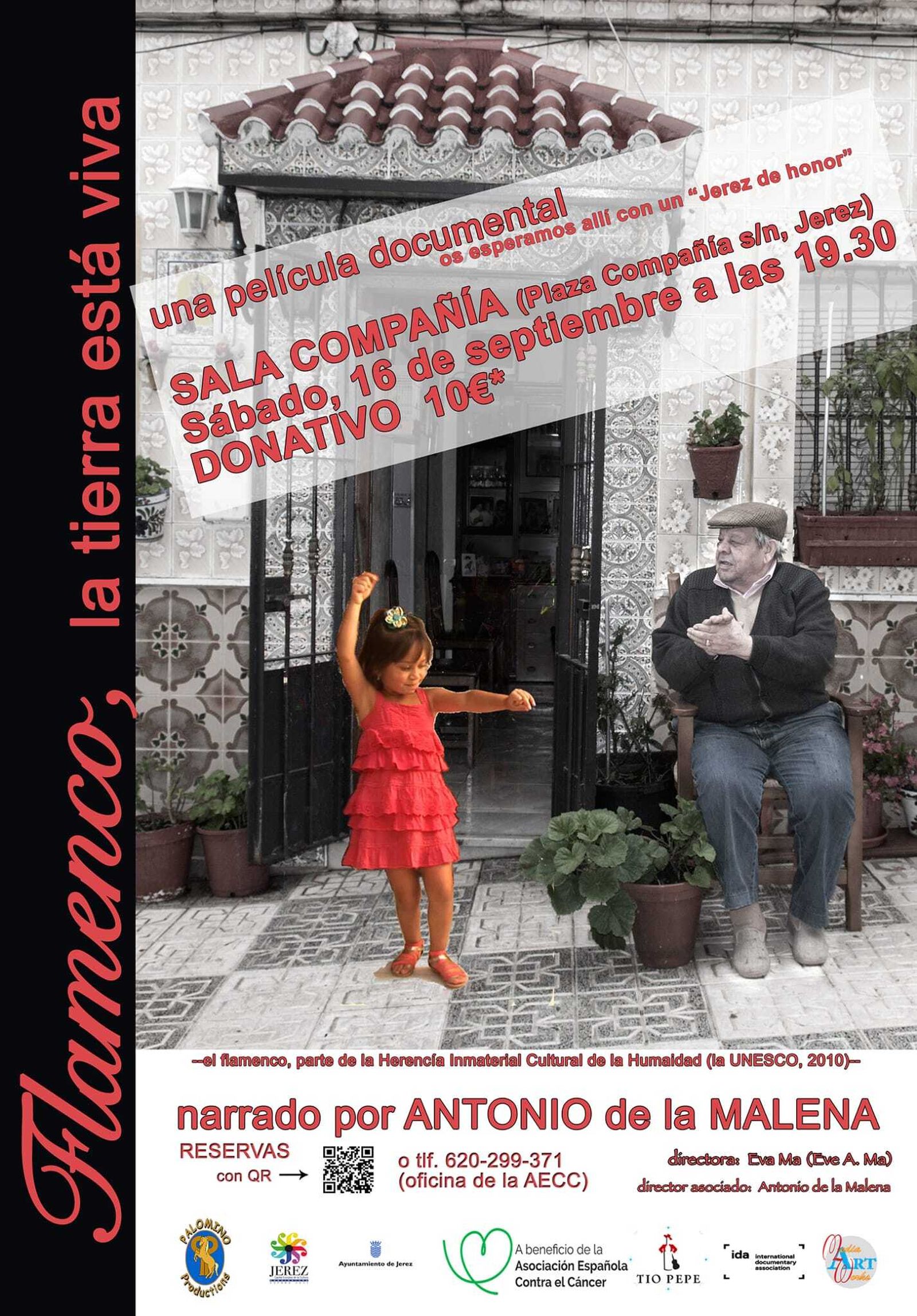 Cartel anunciador de la presentación.