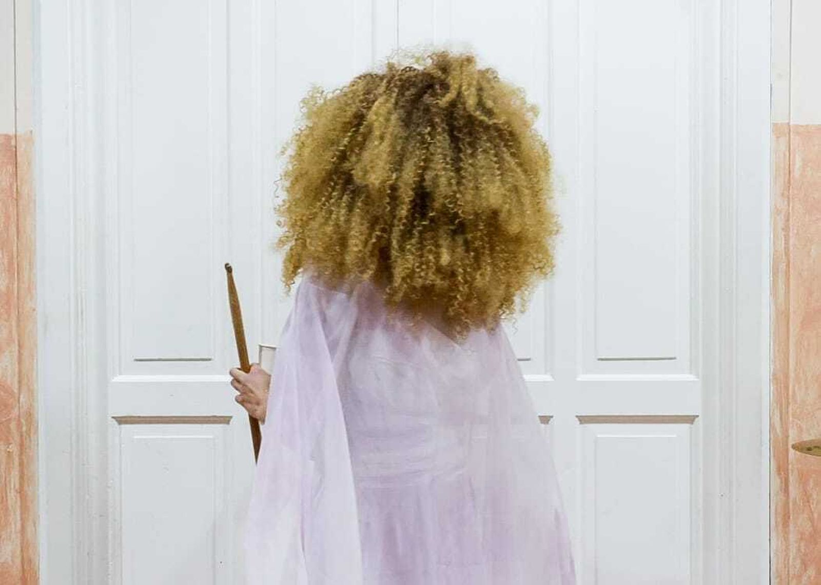 Comparsa 'Las musas' en camerinos