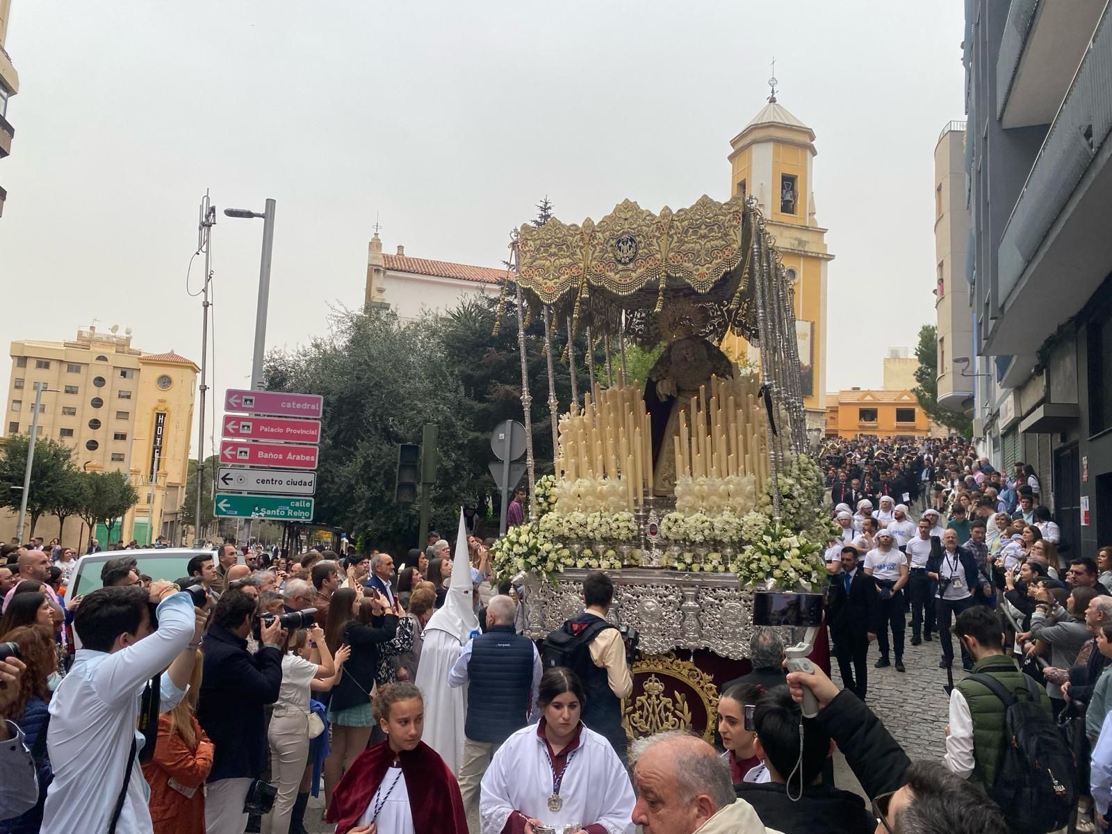 La Borriquilla el Domingo de Ramos en Jaén.