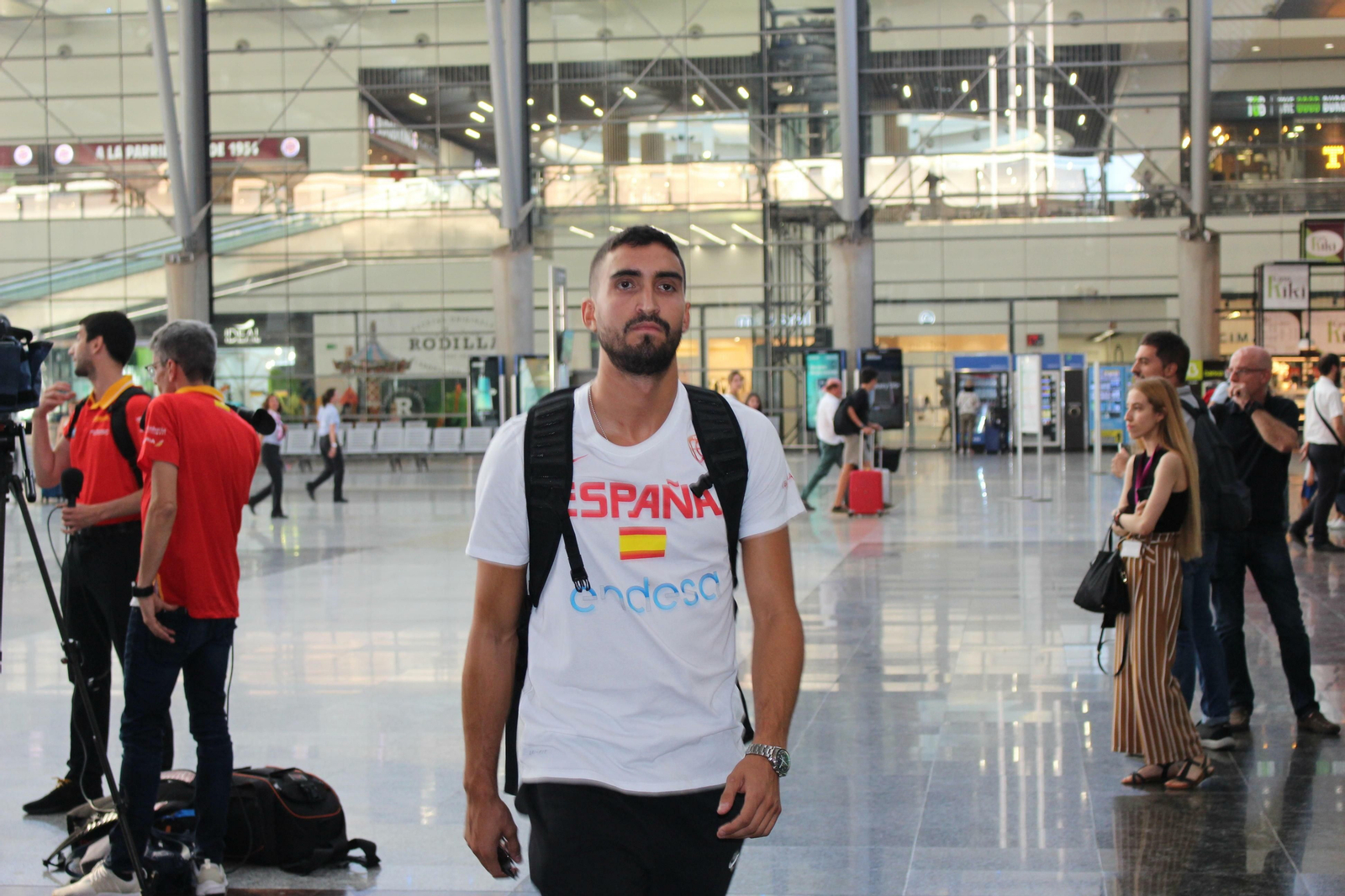 Jaime Fernández, a su llegada a Málaga.