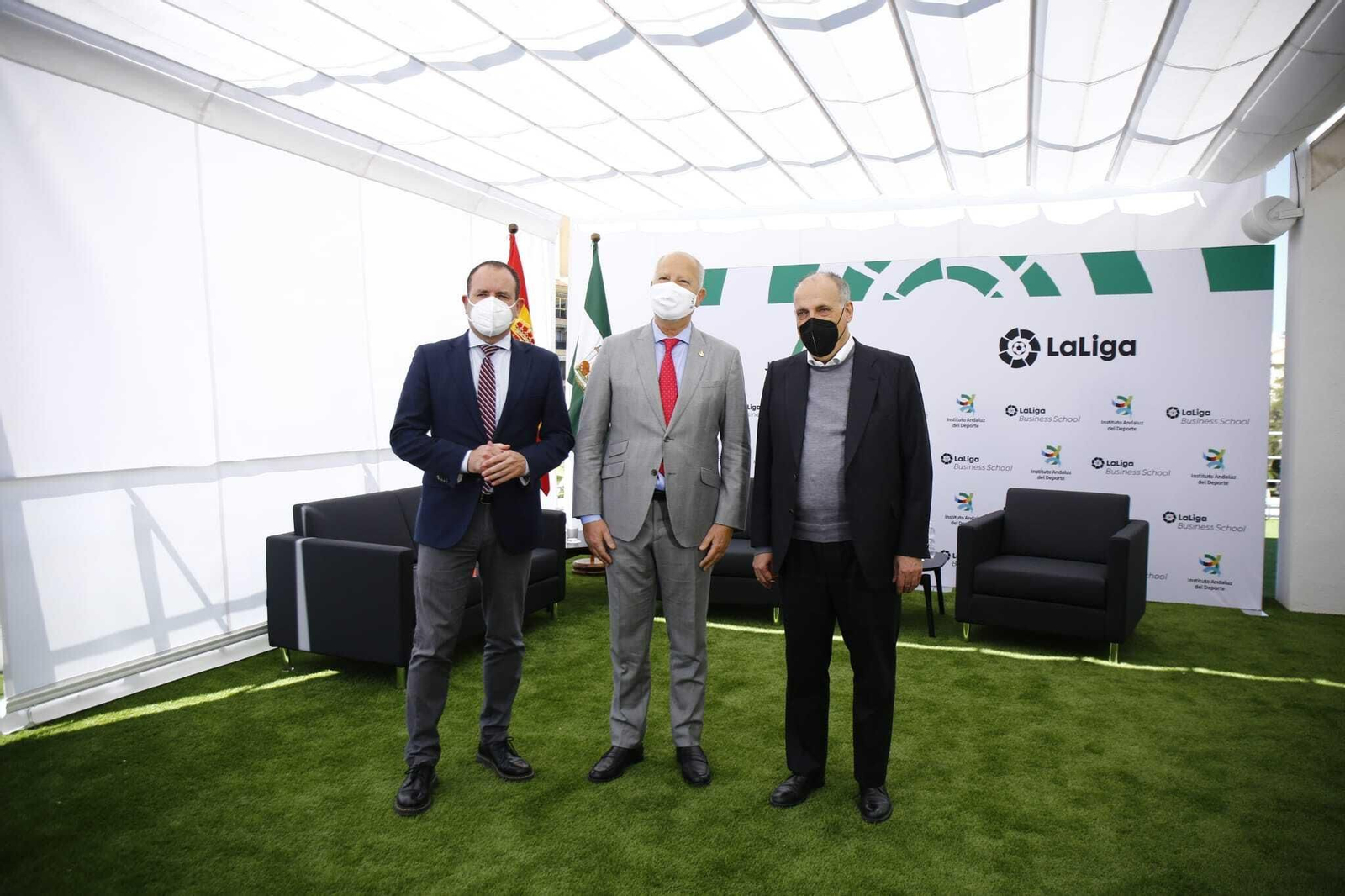 Las fotos de la visita de Tebas a Málaga