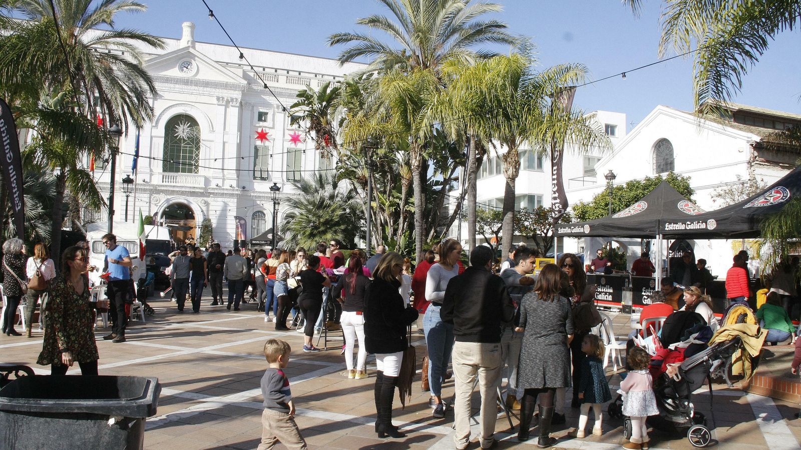 El ambiente se ha mantenido a lo largo de estos dos días en la plaza Peral.