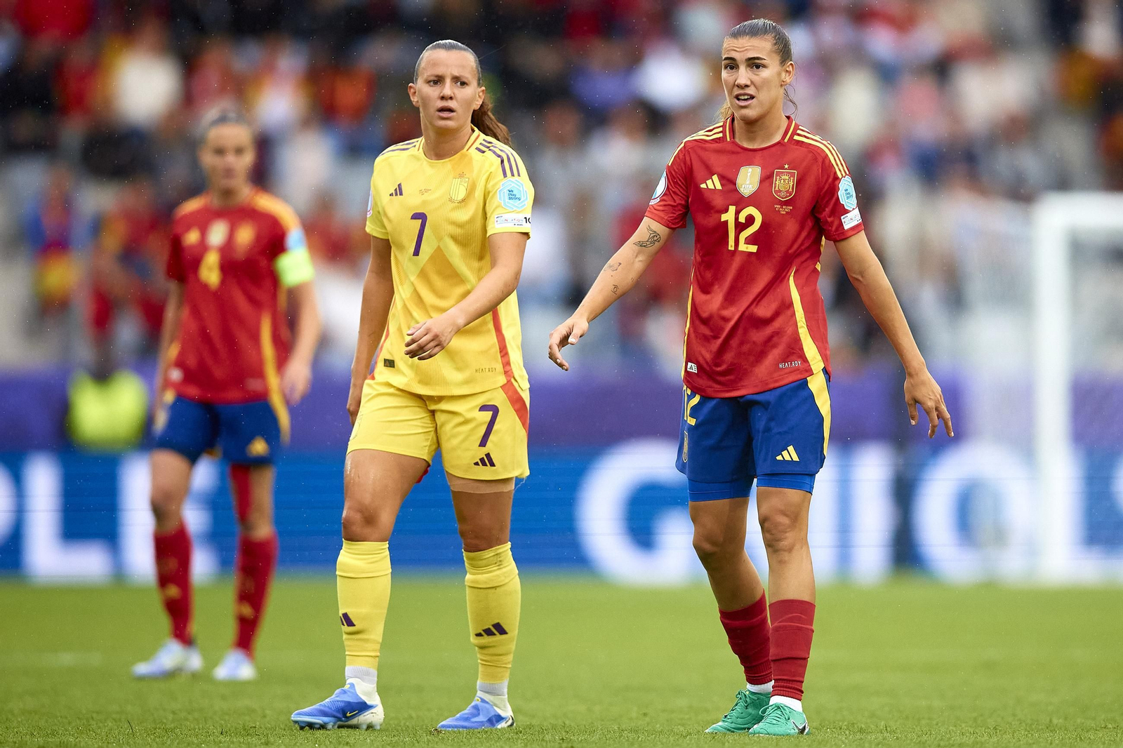 Las fotos de la goleada de España sobre Bélgica en la Eurocopa femenina