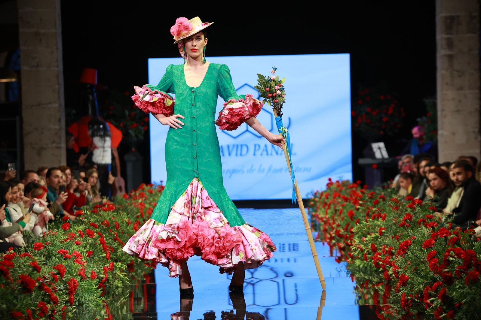 Desfile de David Panal en la Pasarela Flamenca Jerez Tío Pepe 2024