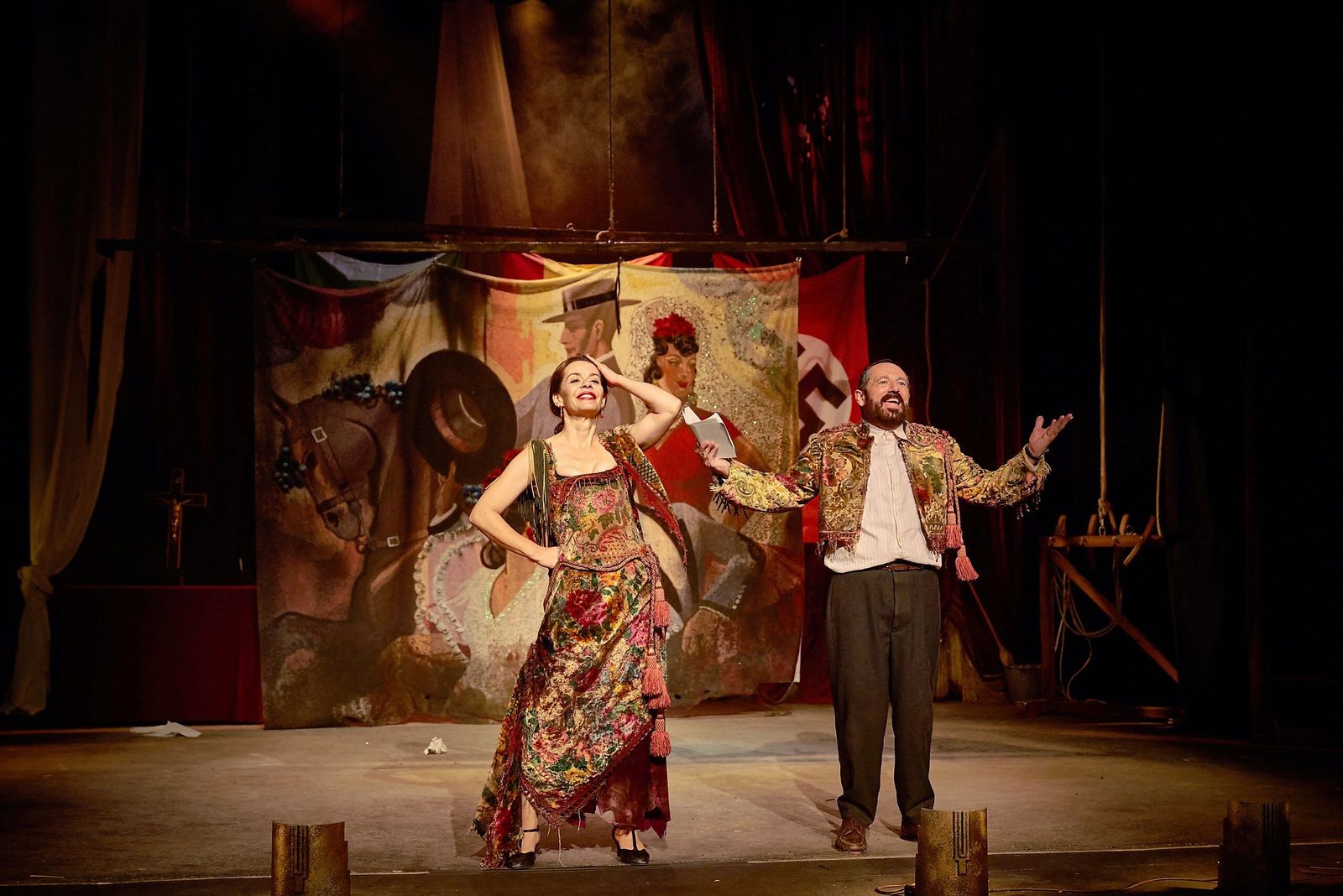 María Adánez y Pepón Nieto en ‘¡Ay, Carmela!’.