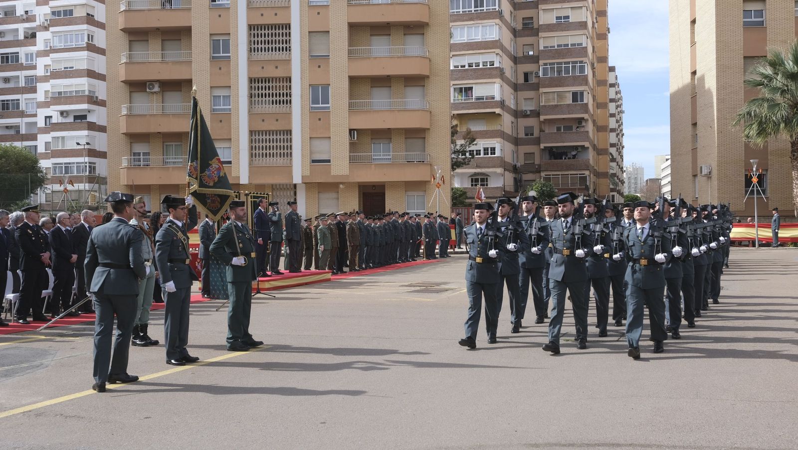 Las imágenes de la toma de posesión del nuevo coronel jefe de la Guardia Civil de Almería
