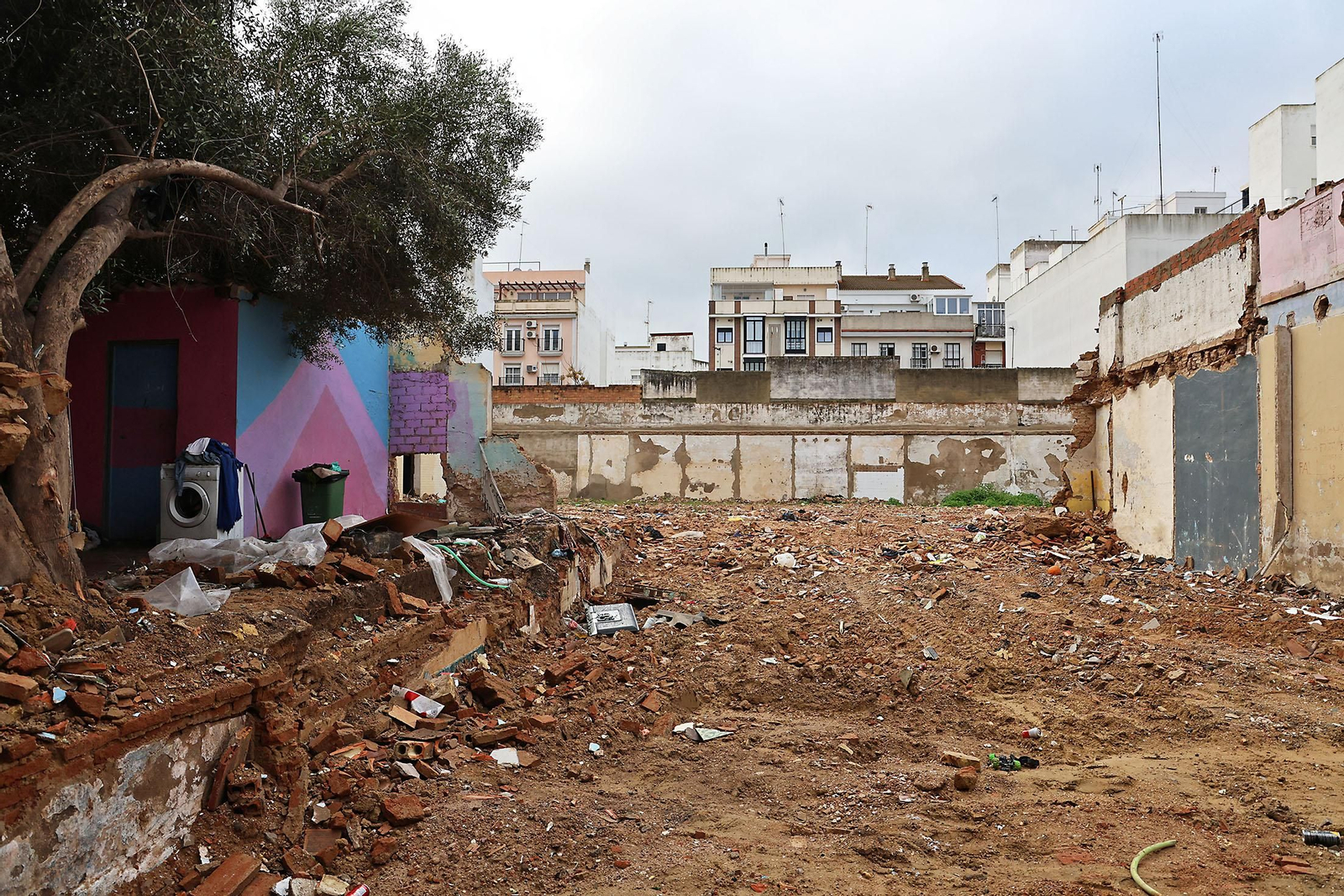 Así se encuentran las obras del entorno del antiguo mercado de La Merced