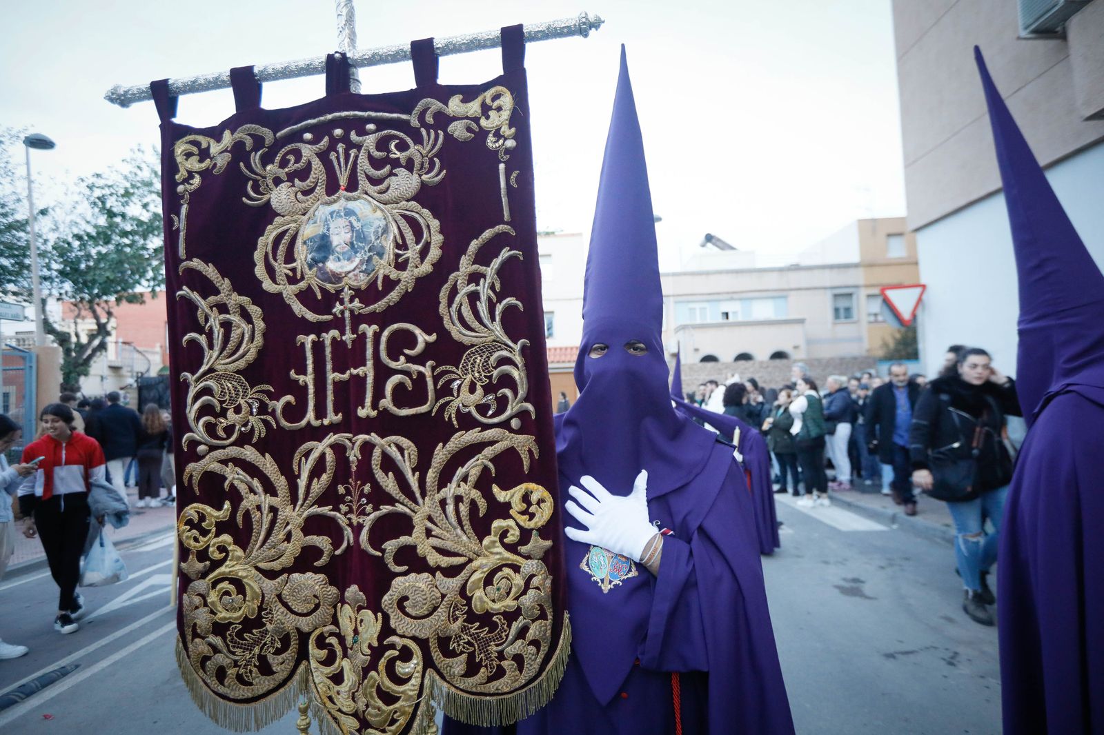La procesión del Encuentro, en imágenes