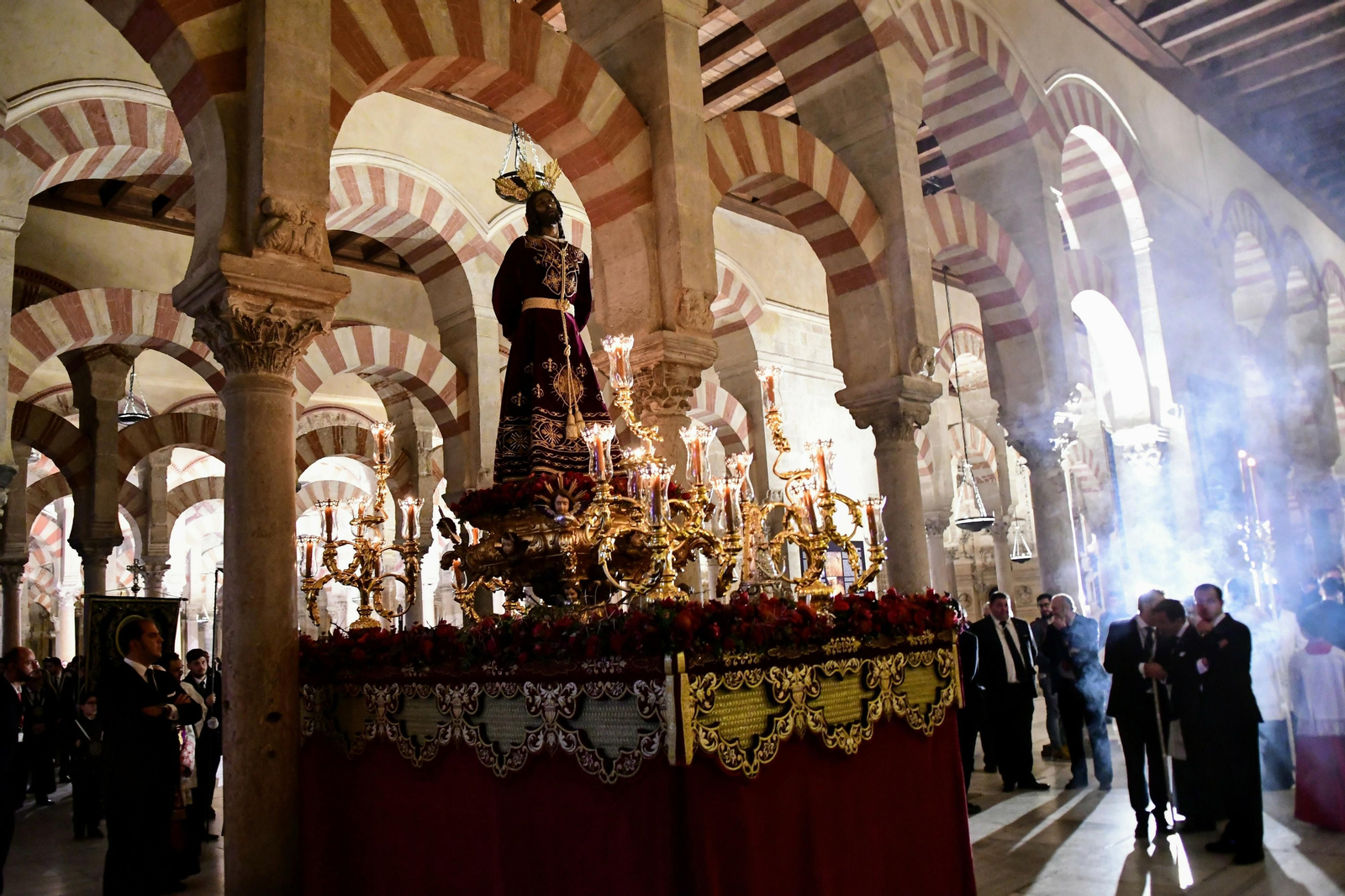 El Señor del Perdón, en el interior de la Catedral.