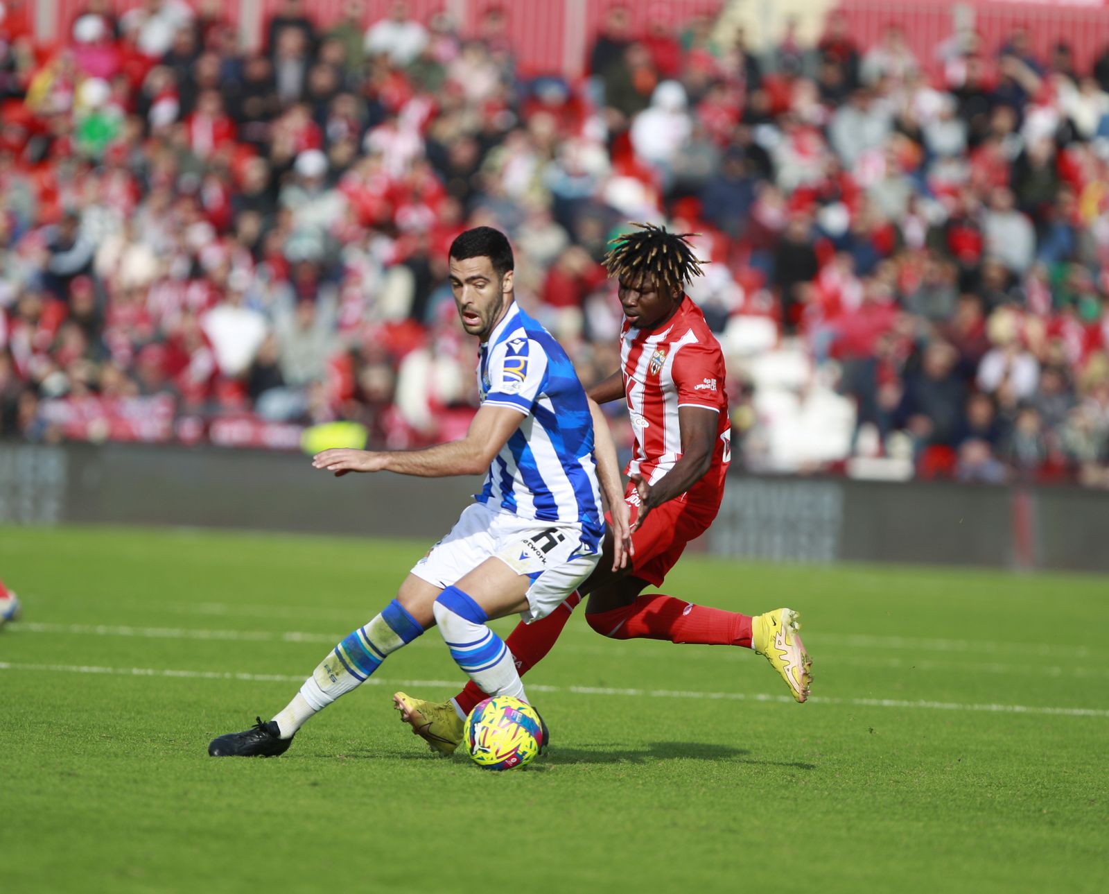 Imágenes del partido U.D. Almería-Real Sociedad