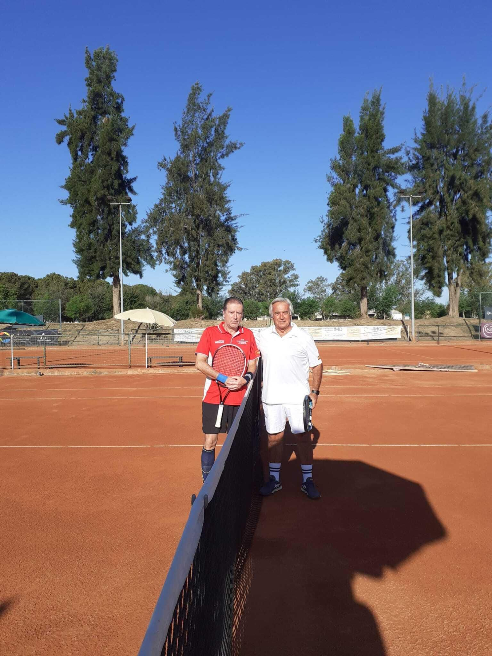 Velasco y Romero Abad, antes de disputar la final.