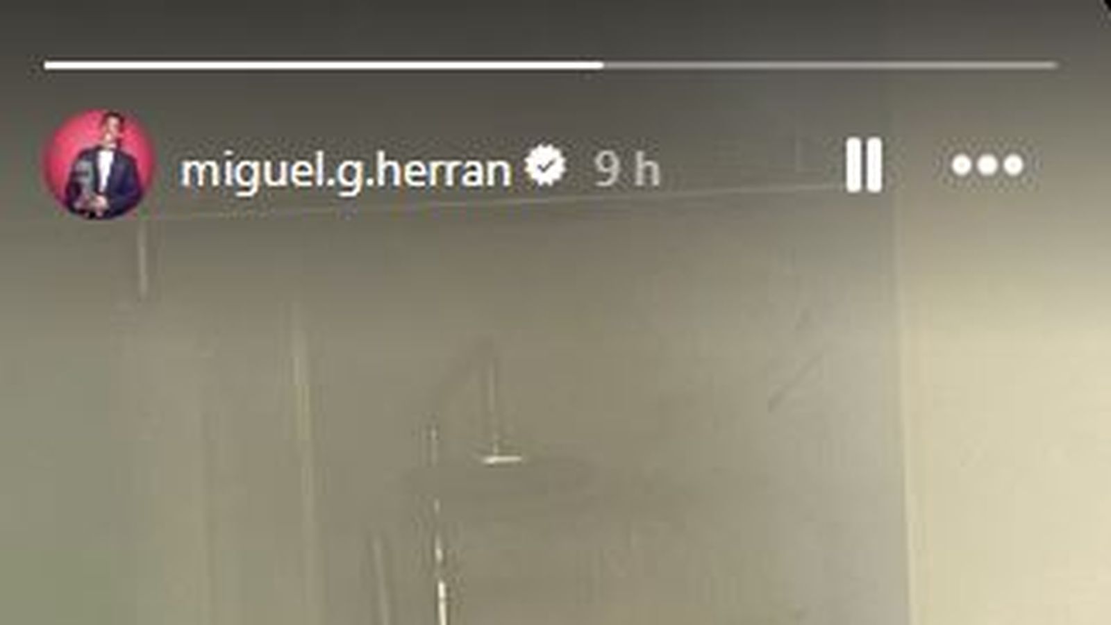 Miguel Herrán a través de sus historias de Instagram