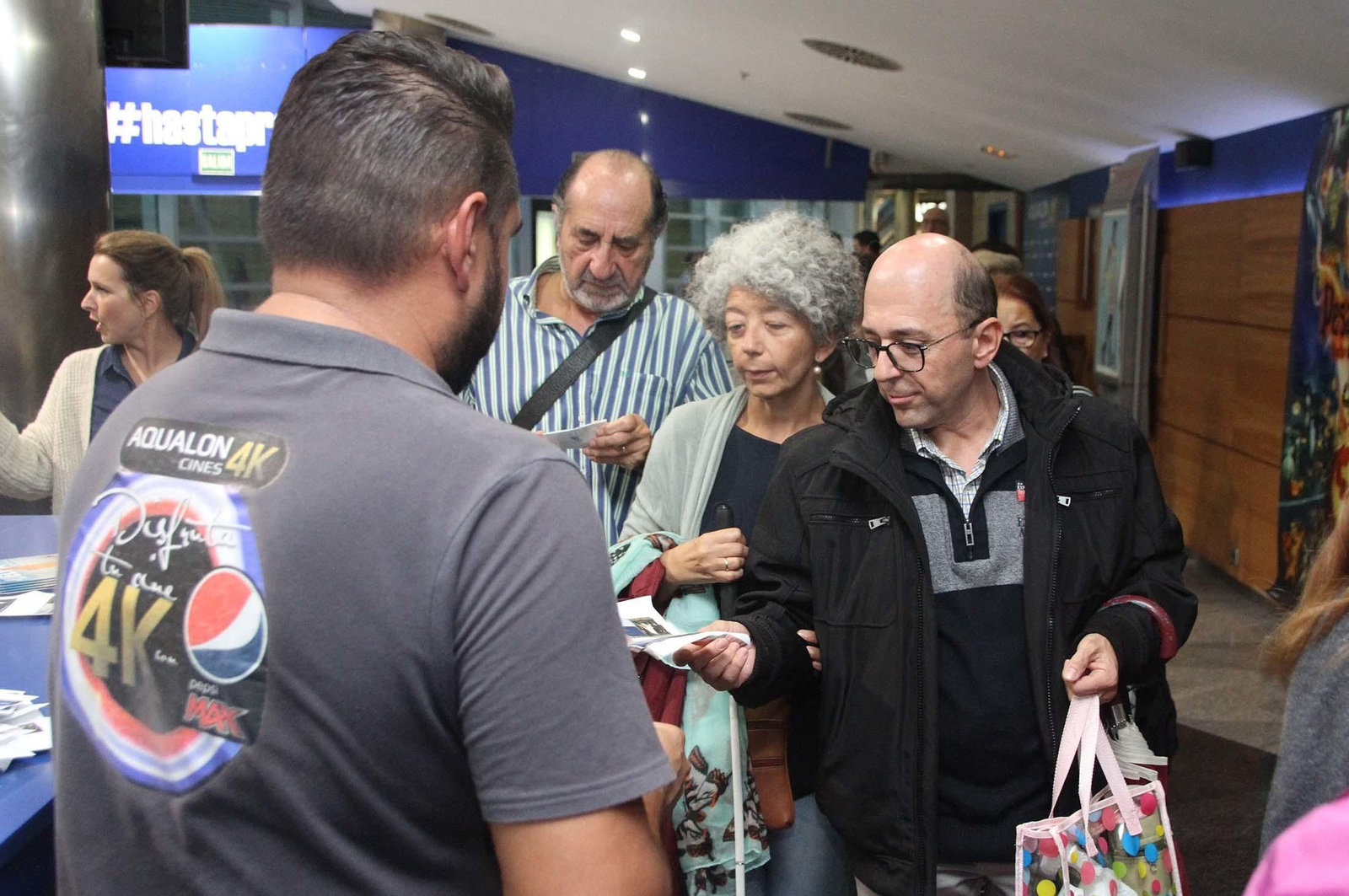 Imágenes de la proyección de la película Bernarda en CineBox Aqualon