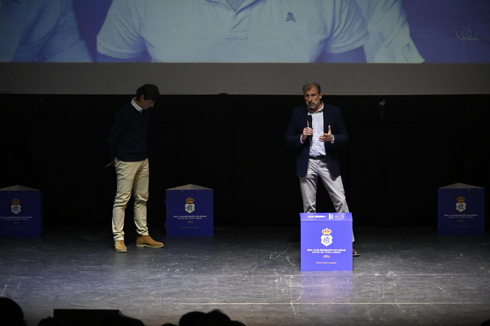 Gala final del Recreativo de Huelva en la Casa Colón, en la Casa Colón