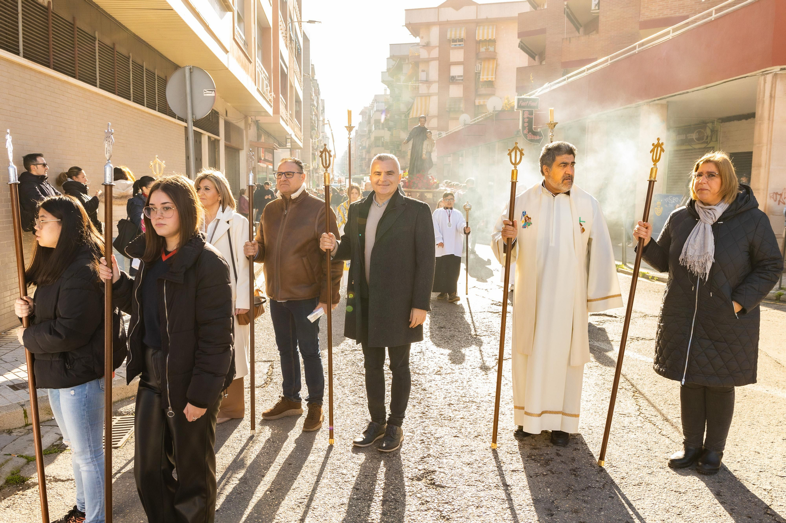 Precesión e inauguración calle 'Salesianos'