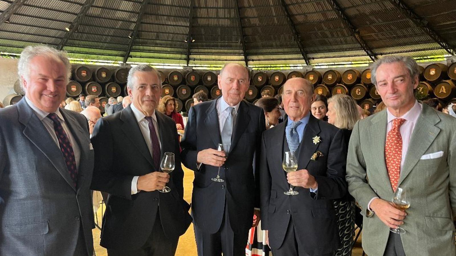 Alejandro y Javier  Bohórquez, marqués de Tamarón, Beltrán Domecq y conde de Peraleja.