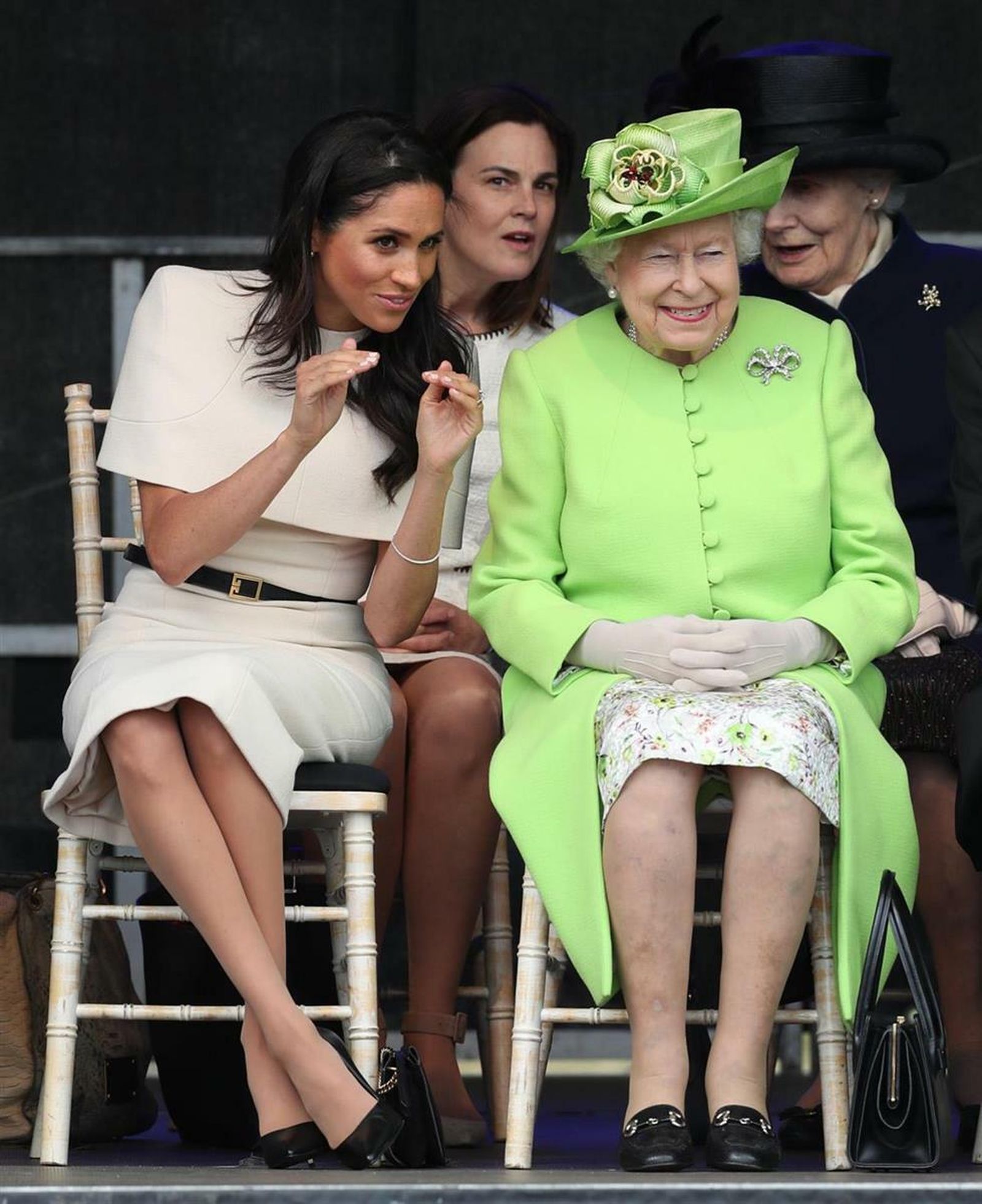 Isabel II tiene predilección por la mujer de su nieto Enrique de Sussex.