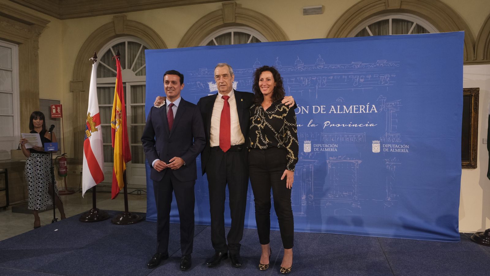 Imágenes de la entrega del Escudo de Oro de la Diputación de Almería a Ambrosio Sánchez