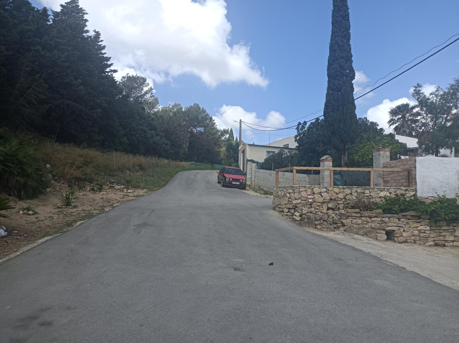 Primeras casas de Medina Sidonia.