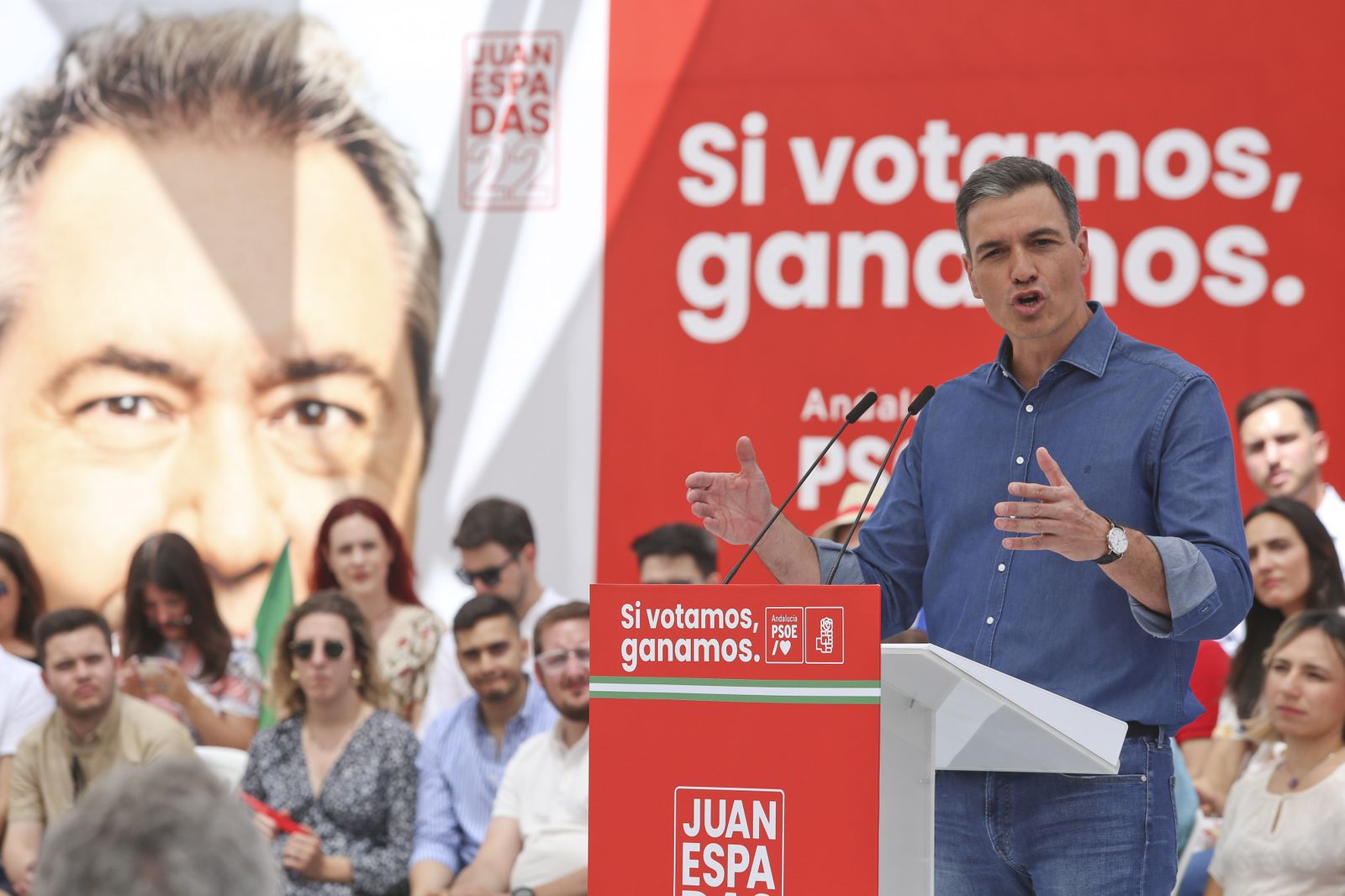 El acto del PSOE de este sábado en Cártama, en fotos