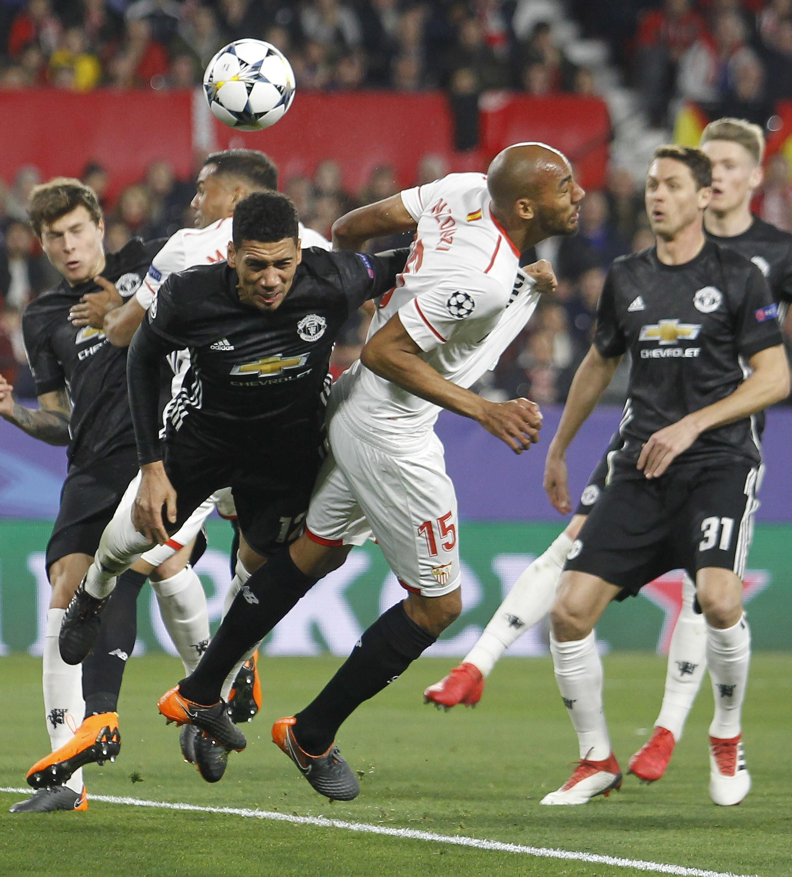 Las imágenes del Sevilla-Manchester United