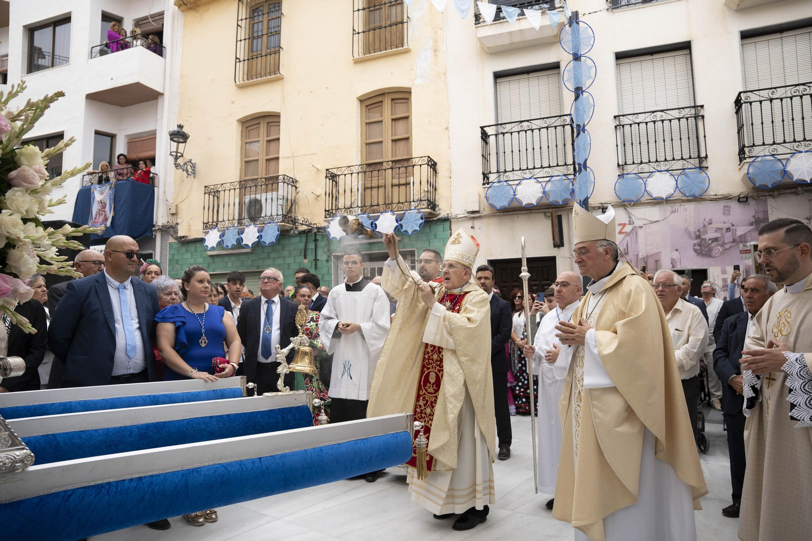 Las imágenes de la misa y procesión en Macael por las fiestas en honor a Nuestra Señora del Rosario